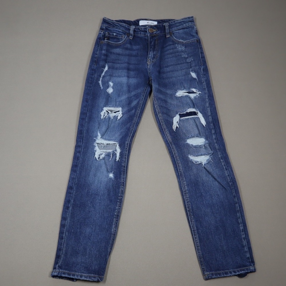 KanCan Women's‎ Devika Mid Rise Boyfriend Jeans